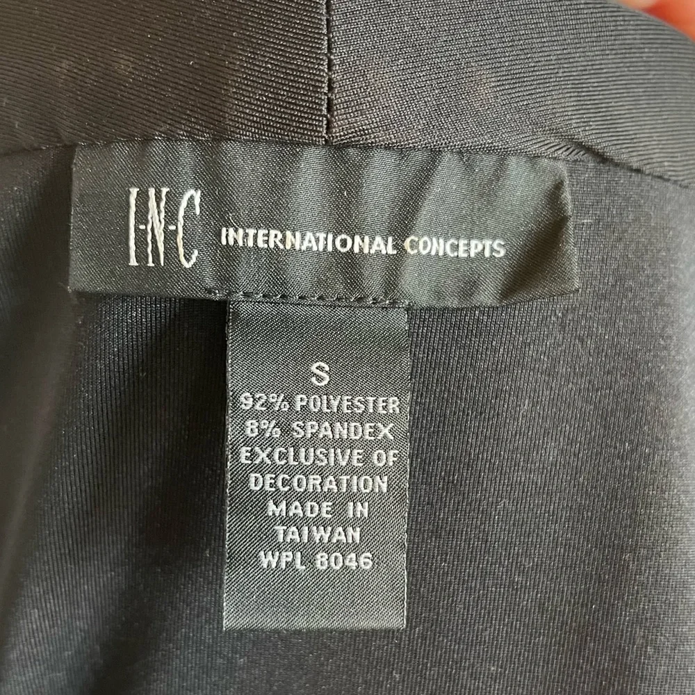 INC international Concepts sleeveless black/white polka dotted dress Size S - Picture 6 of 6